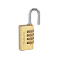 Faithfull Brass Combination Padlock 28mm