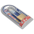 Faithfull Brass Padlock 40mm Long Shackle 3 Keys