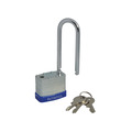 Faithfull Laminated Steel Padlock 40mm Long Shackle 3 Keys