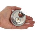 Faithfull Stainless Steel Discus Padlock 70mm