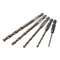 Faithfull FAIQCSET5 HSSE M35 Cobalt Quick-Change Impact Drill Bit Set, 5 Piece
