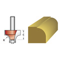 Faithfull Router Bit TCT Rounding Over 15.8mm x 9.5mm 1/4in Shank
