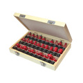 1/4in TCT Router Bit Set, 30 Piece