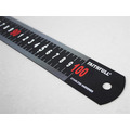 Matt Black Stainless Steel Measuring Rule 1000mm