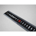Matt Black Stainless Steel Measuring Rule 1000mm
