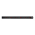 Faithfull Matt Black Stainless Steel Measuring Rule 300mm