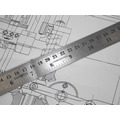 Faithfull FAIRULE300SS Steel Rule 300mm / 12in x 25mm