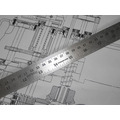Faithfull Steel Rule 600mm / 24in x 25mm