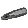 Faithfull Pozi S2 Grade Steel Screwdriver Bits PZ1 x 25mm (Pack 3)