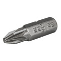 Faithfull Pozi S2 Grade Steel Screwdriver Bits PZ2 x 25mm (Pack 3)
