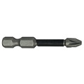 Faithfull Pozi Impact Screwdriver Bits PZ2 x 50mm (Pack 3)