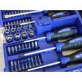 Fold Out Screwdriver & Bit Set, 63 Piece