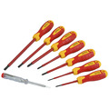 VDE Soft Grip Screwdriver Set (Case), 8 Piece