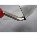 Faithfull Internal Corner Trowel Stainless Steel Soft Grip Handle 4 x 3 x 3in