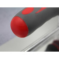 Faithfull Flooring Trowel Stainless Steel Soft Grip Handle 16 x 4in