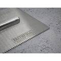 Faithfull FAISGTNOT3 Notched Trowel V 3mm Soft Grip Handle 11 x 4.1/2in