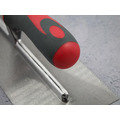 Faithfull FAISGTNOT3 Notched Trowel V 3mm Soft Grip Handle 11 x 4.1/2in