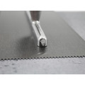 Faithfull FAISGTNOT3 Notched Trowel V 3mm Soft Grip Handle 11 x 4.1/2in