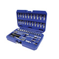 Faithfull 1/4in Drive Socket Set, 46 Piece