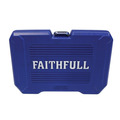 Faithfull 1/4in Drive Socket Set, 46 Piece