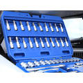 Faithfull 1/4in Drive Socket Set, 46 Piece