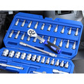 Faithfull 1/4in Drive Socket Set, 46 Piece
