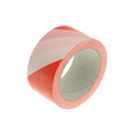 Faithfull Professional Self-Adhesive Hazard Tape Red/White 50mm x 33m