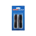 Faithfull Hook & Loop Self Adhesive Tape Black 20mm x 1m