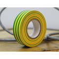 Faithfull PVC Electrical Tape Green / Yellow 19mm x 20m