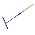 Tarmac Rake 16 Round Teeth - Wooden Handled