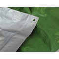 Tarpaulin Green/Silver 5.4 x 3.6m (18 x 12ft) 80gsm
