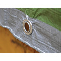 Tarpaulin Green/Silver 5.4 x 3.6m (18 x 12ft) 80gsm
