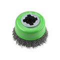 X-LOCK Wire Cup Brush 75mm M14x2, 0.30mm Stainless Steel Wire