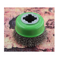 X-LOCK Wire Cup Brush 75mm M14x2, 0.30mm Stainless Steel Wire