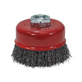 Faithfull Wire Cup Brush 80mm M14x2, 0.30mm Steel Wire