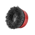 Faithfull Wire Cup Brush 80mm M14x2, 0.30mm Steel Wire