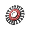 X-LOCK Conical Wire Brush 115mm M14x2, 0.50mm Steel Wire