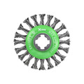 X-LOCK Conical Wire Brush 115mm M14x2, 0.50mm Stainless Steel Wire