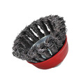 Faithfull Wire Cup Brush Twist Knot 65mm M14x2, 0.50mm Steel Wire