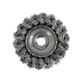 Faithfull Wire Cup Brush Twist Knot 65mm M14x2, 0.50mm Stainless Steel Wire