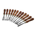 Wood Carving Chisels Set in Case, 12 Piece