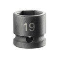 Facom 6-Point Stubby Impact Socket 1/2in Drive 19mm