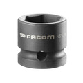 Facom 6-Point Stubby Impact Socket 1/2in Drive 21mm
