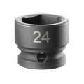 Facom 6-Point Stubby Impact Socket 1/2in Drive 24mm