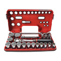 Facom 1/2in Drive 12-Point Detection Box Socket Set, 22 Piece