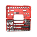 Facom 1/2in Drive 12-Point Detection Box Socket Set, 22 Piece