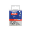 Self-Tapping Screw Pozi Compatible CSK A2 SS 1/2in x 6 ForgePack 40
