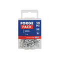 Self-Tapping Screw Pozi Compatible CSK A2 SS 1in x 6 ForgePack 30