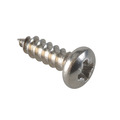 Self-Tapping Screw Pozi Compatible Pan Head SS 3/8in x 4 ForgePack 80