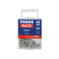 Self-Tapping Screw Pozi Compatible Pan Head SS 1/2in x 4 ForgePack 60